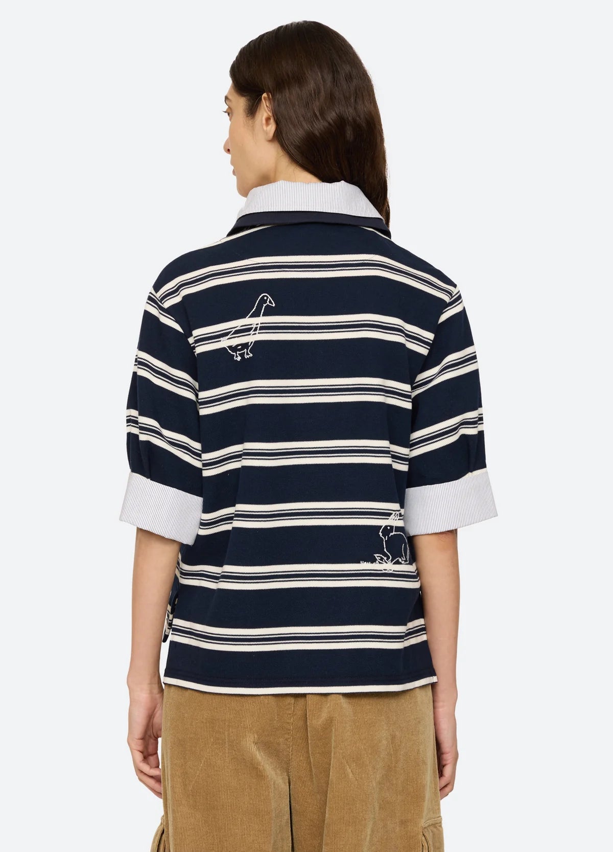 Sea New York Mina Novelty Double Layer Polo