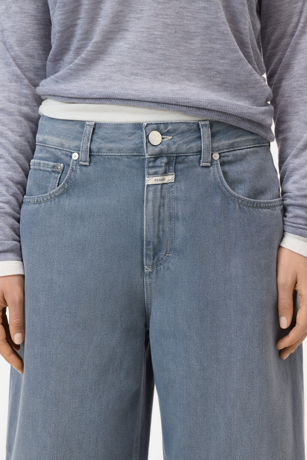 CLOSED JEANS JAZZIE MID GREY