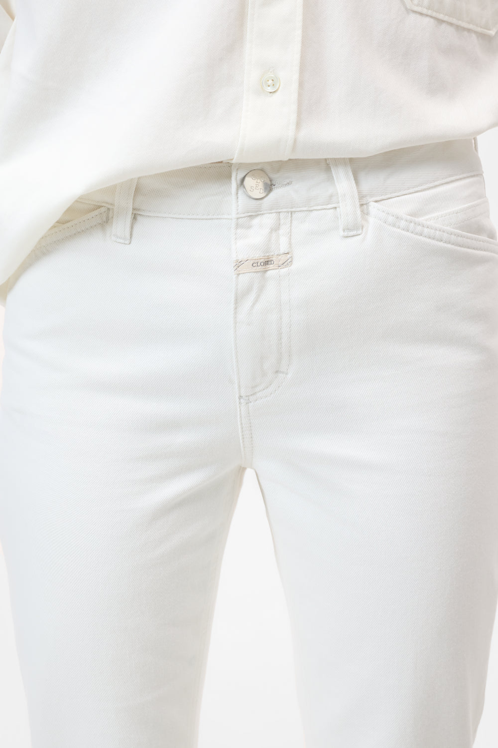 CLOSED SHORTS FINA IVORY