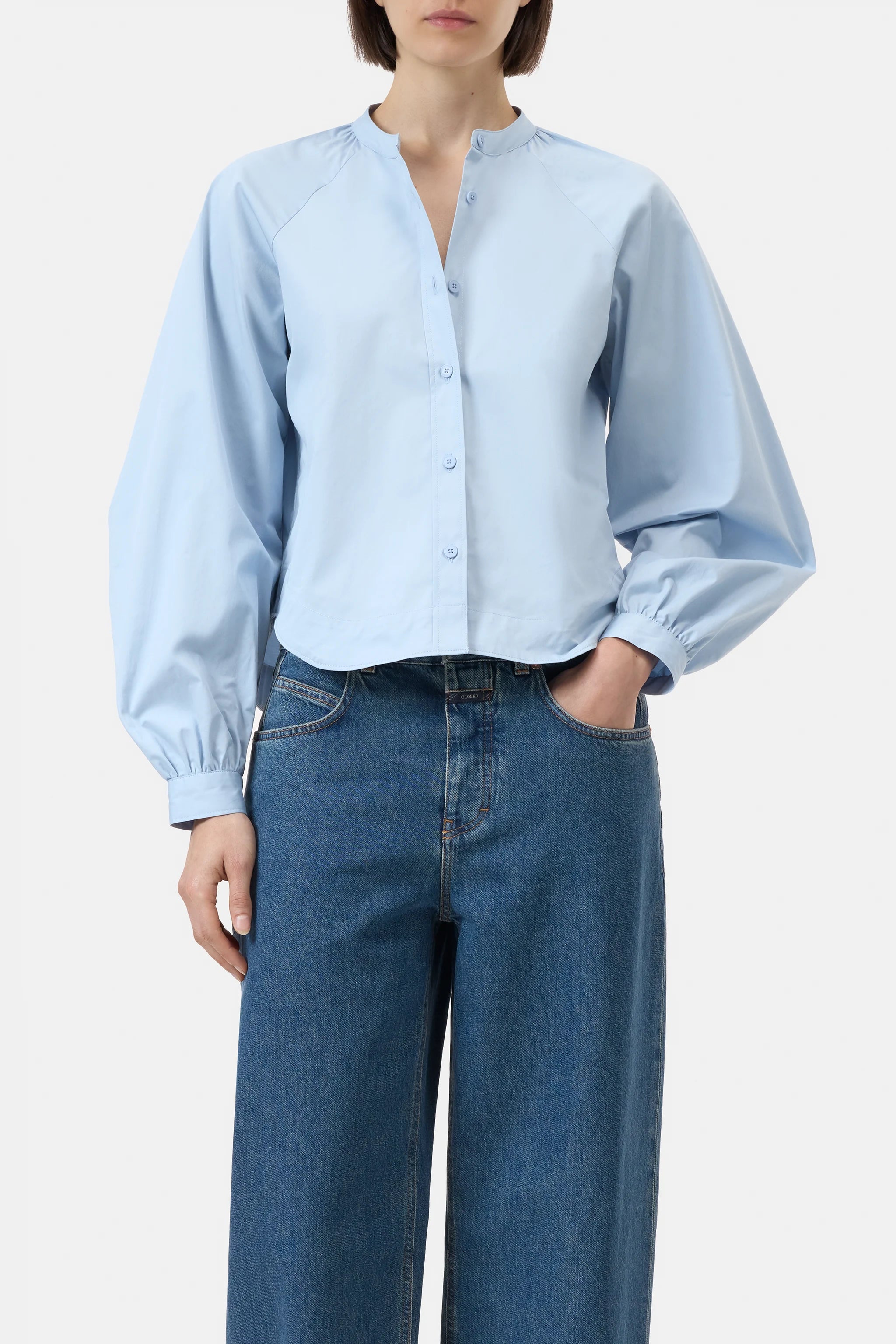 CLOSED SHIRT POWDERBLUE