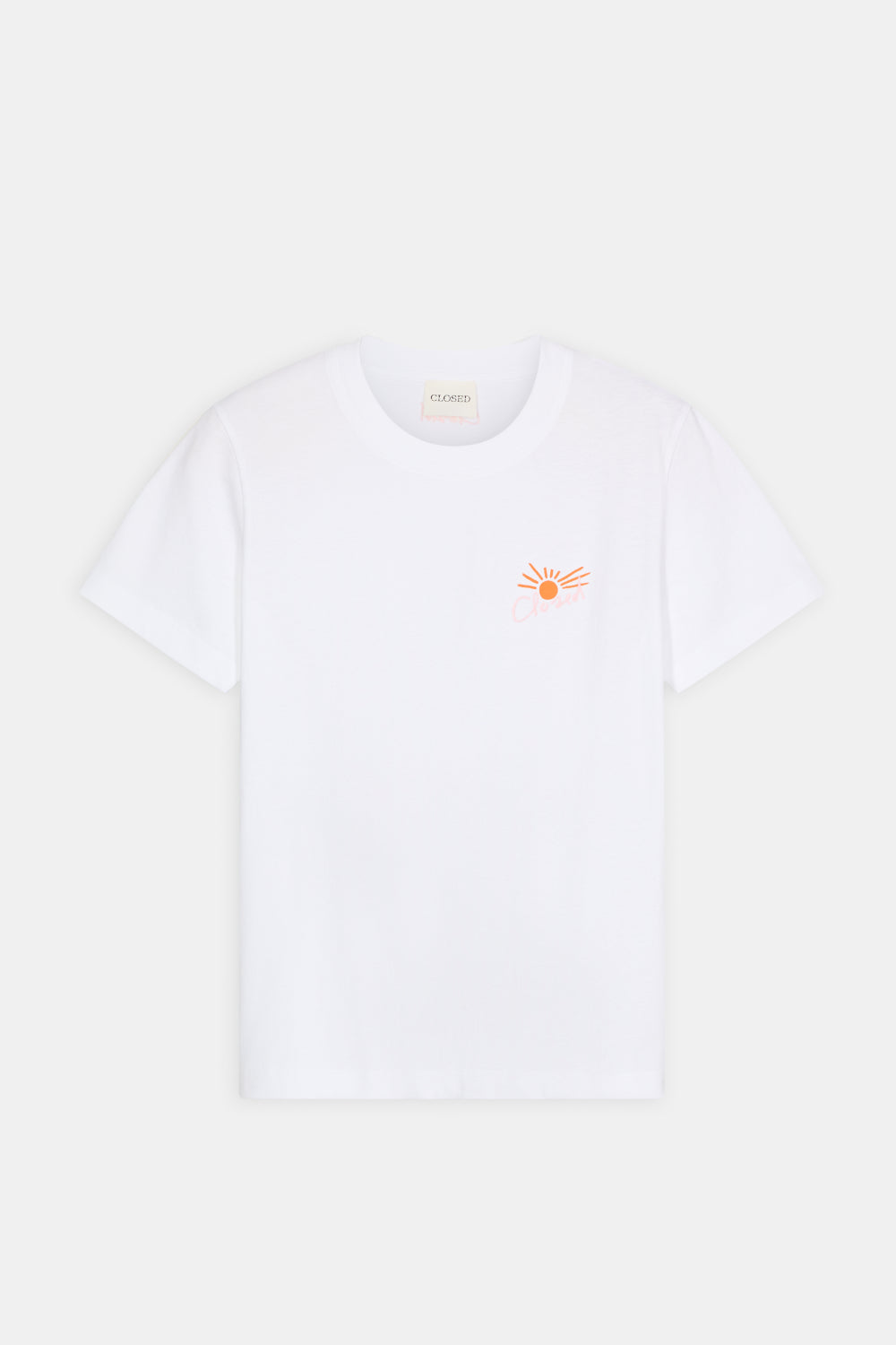 CLOSED BASIC T-SHIRT WHITE SUN