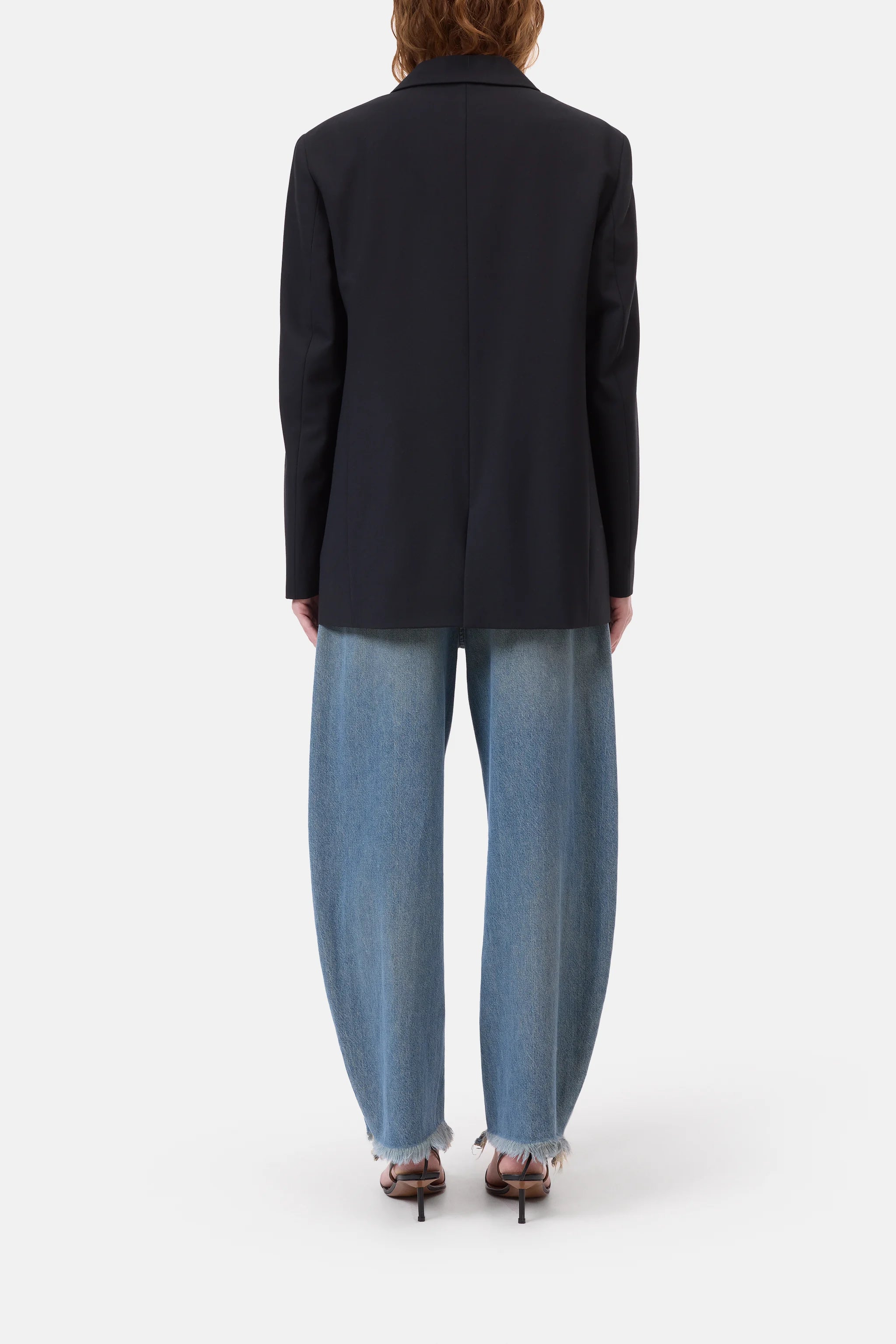 CLOSED BLAZER LOLA LIGHT WOOL BLACK