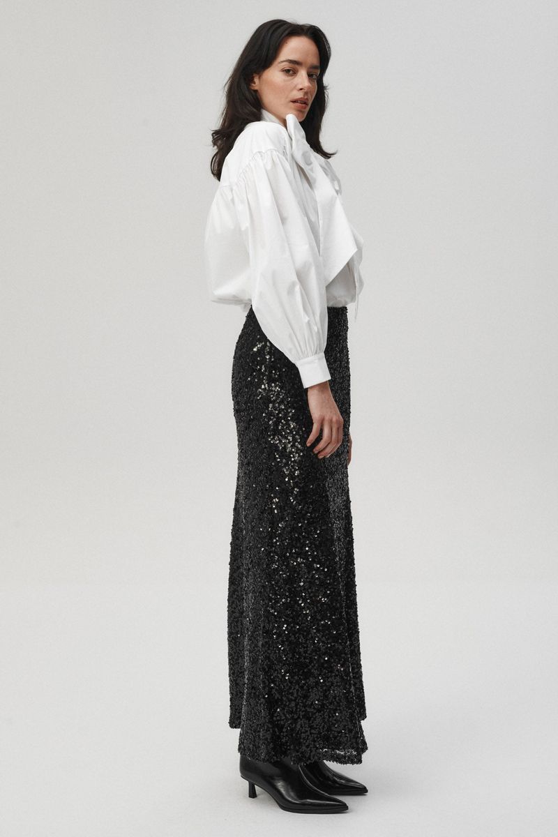 Undress Code Dark Crystal Sequin Black