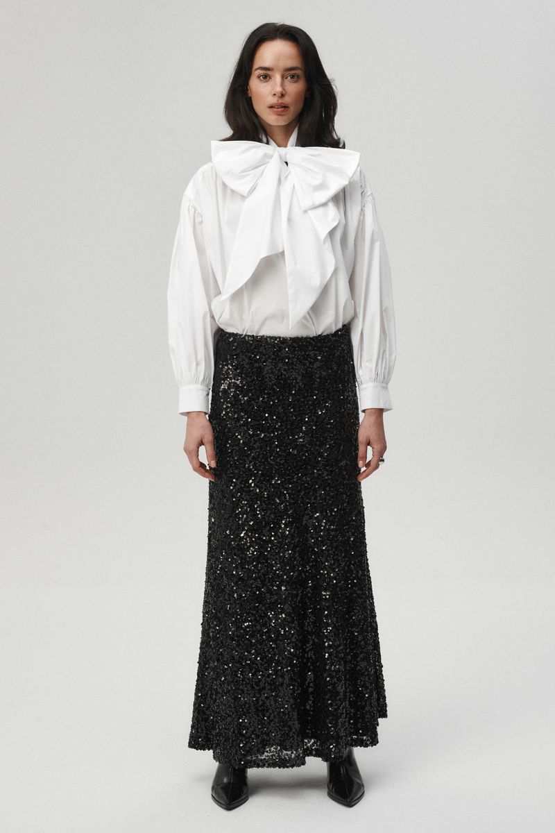 Undress Code Dark Crystal Sequin Black