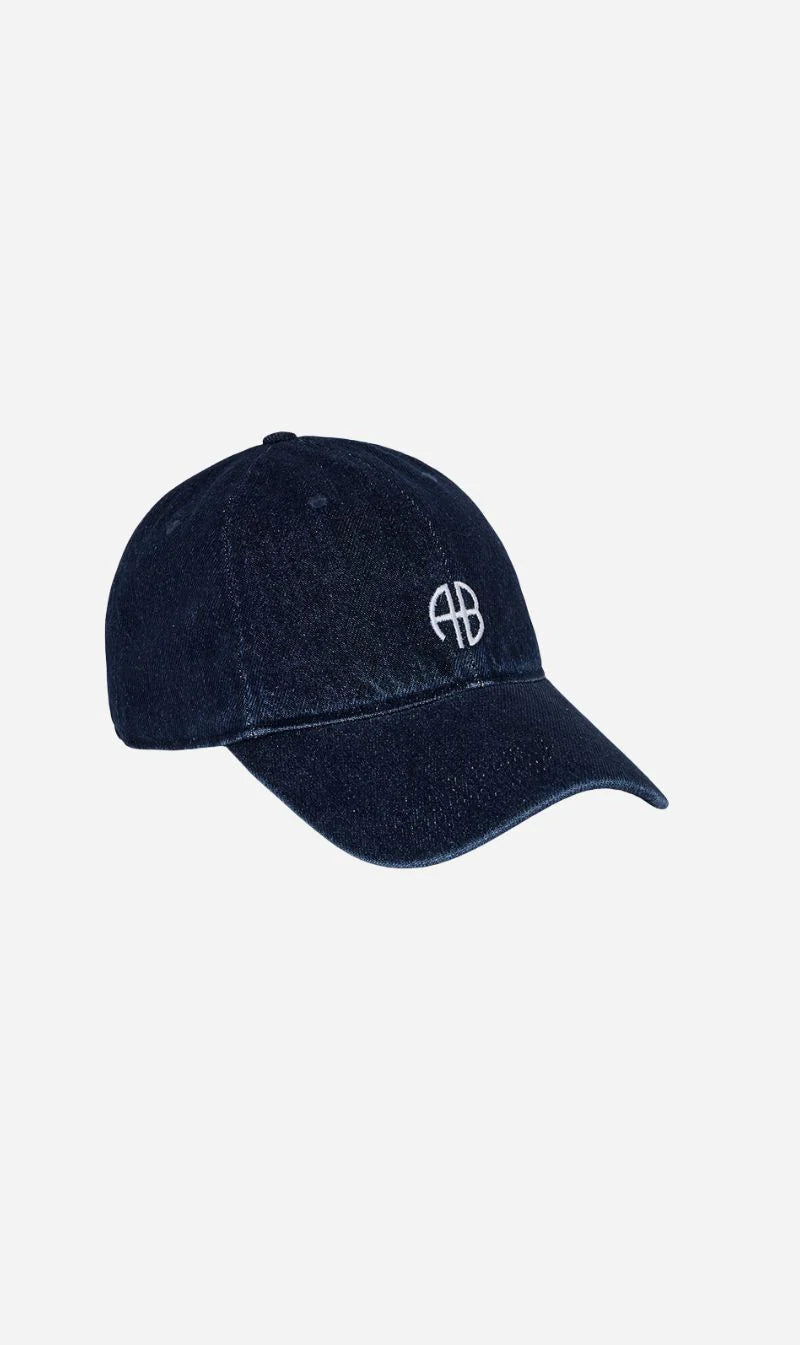Anine Bing Jeremy Baseball Cap Ink Blue