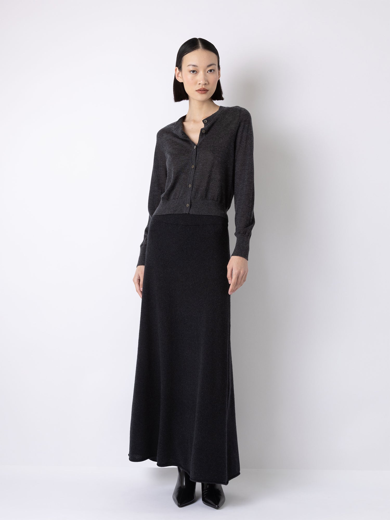 FTC Cardigan Charcoal