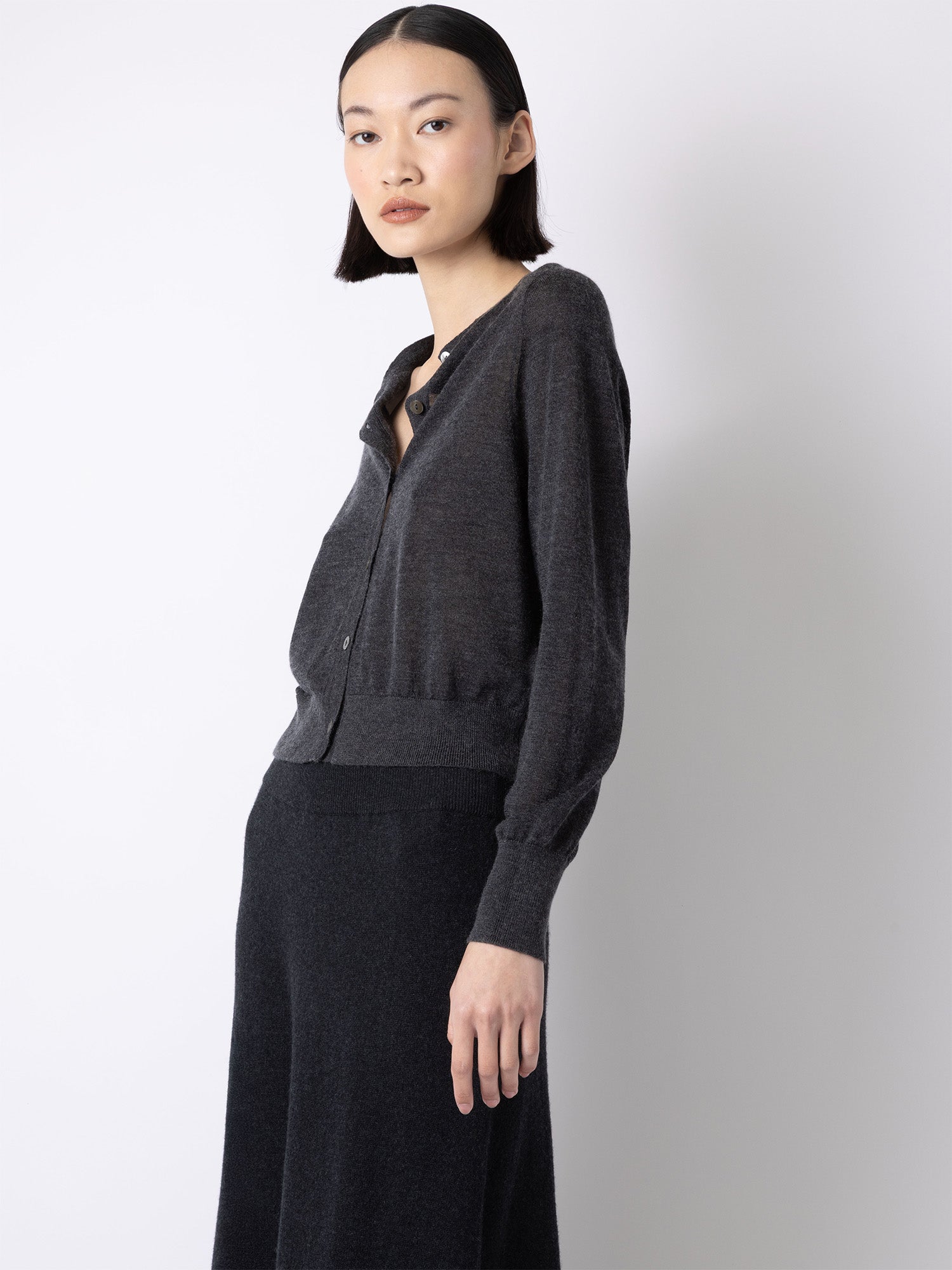 FTC Cardigan Charcoal