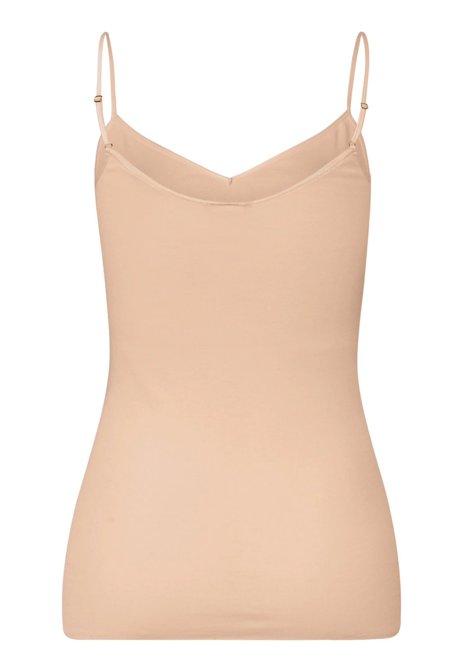 Hanro Spagetti Top Cotton Seamless Beige