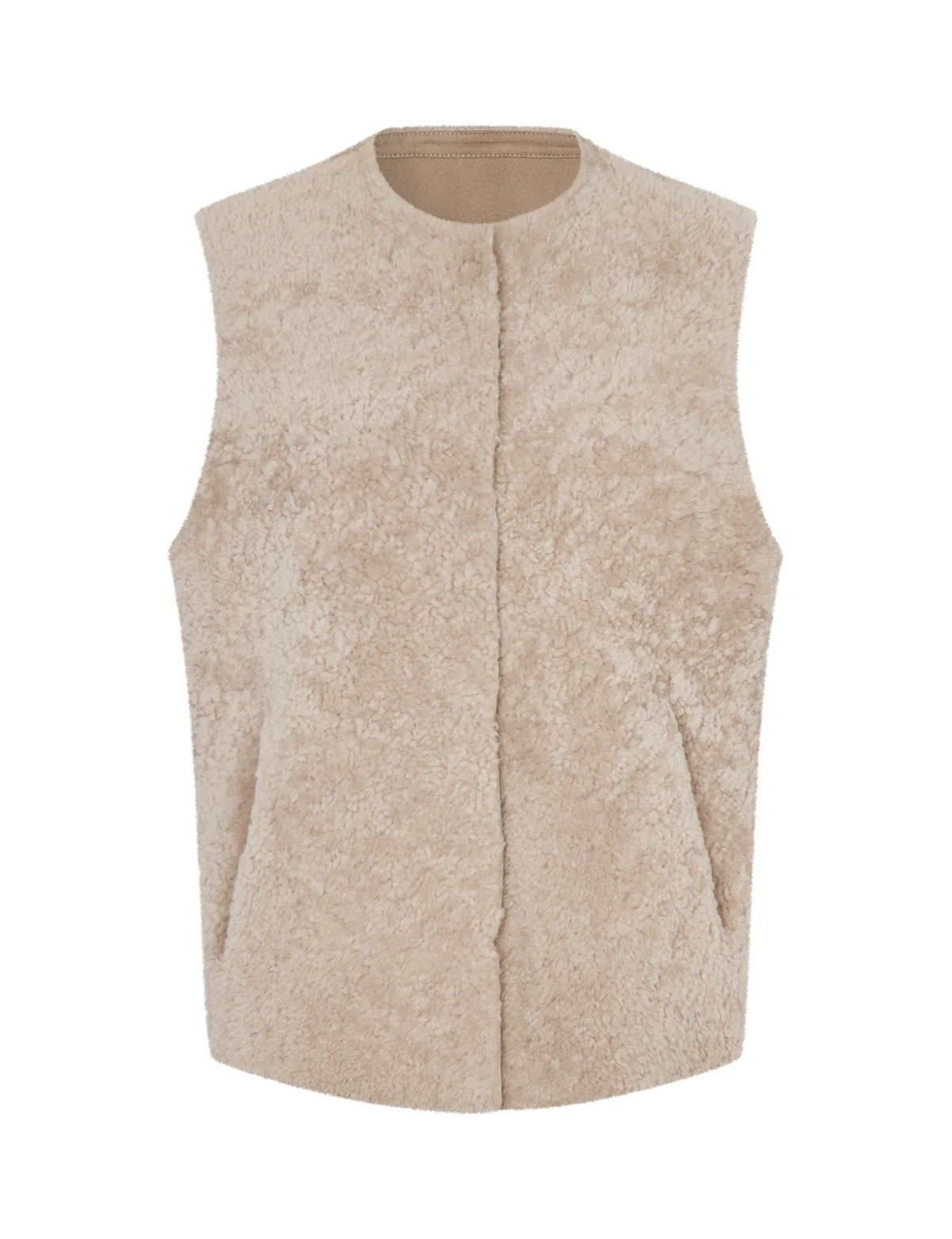 Benedikte Utzon Heidis Rulsmsvest Baby Beige