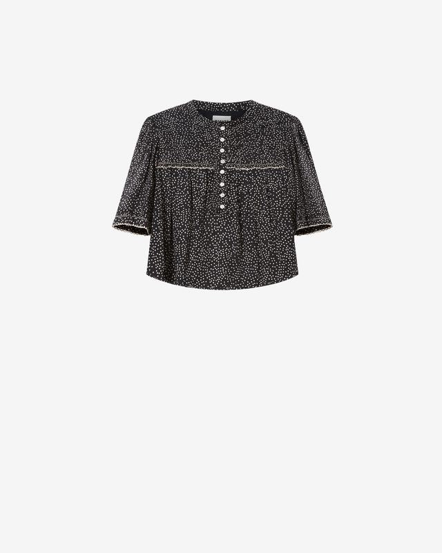Isabel Marant Etoile Douna Top Black/Ecru