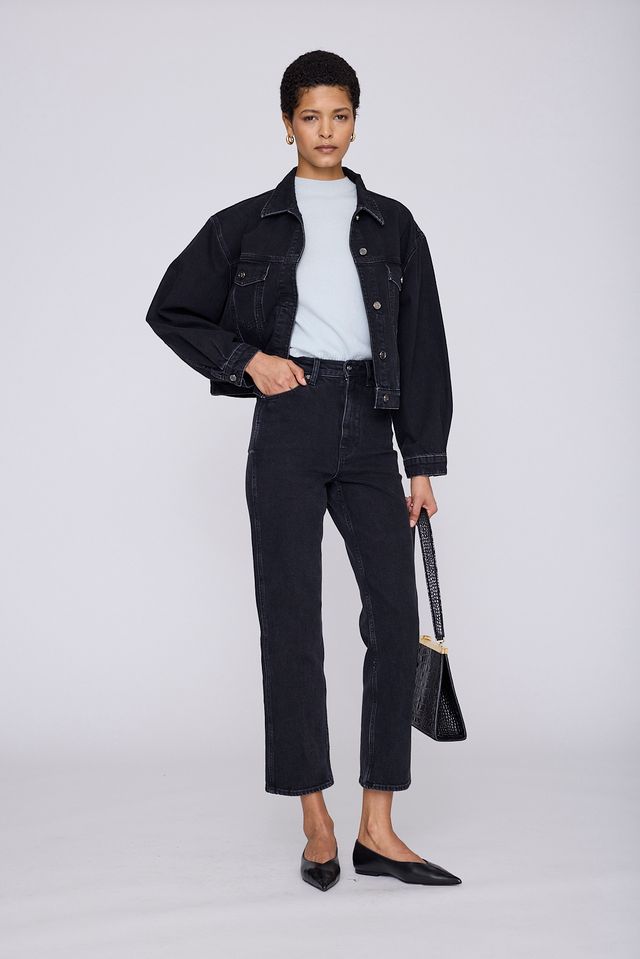 Anine Bing Jackson Cashmere Sweater Spring Mint