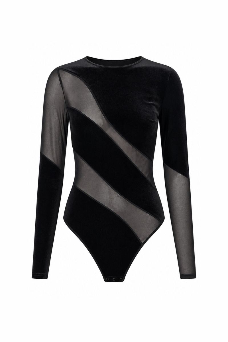 Undress Code Night Creature Bodysuit Black
