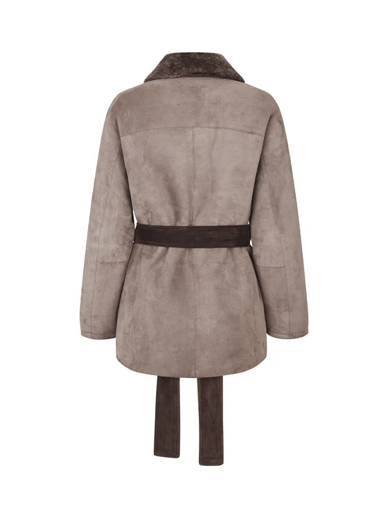 Benedikte Utzon Regine Jakke Taube Suede