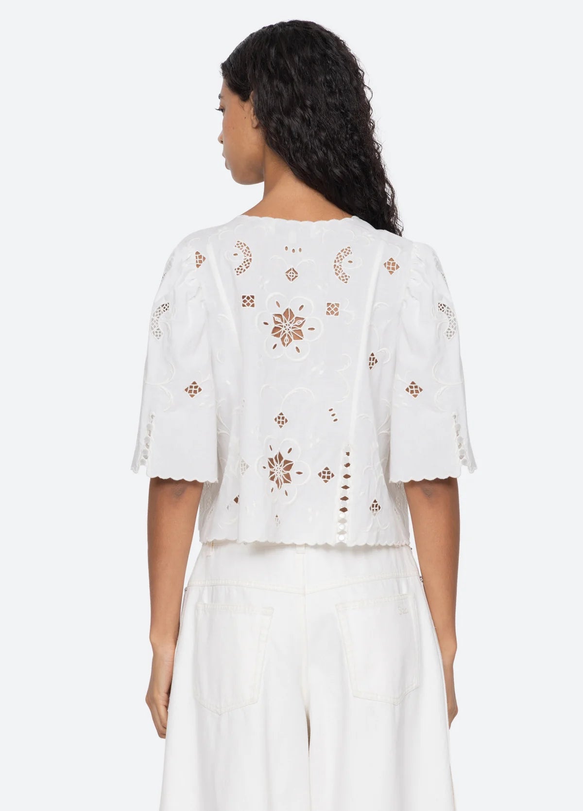 Sea New York Gardener Top White