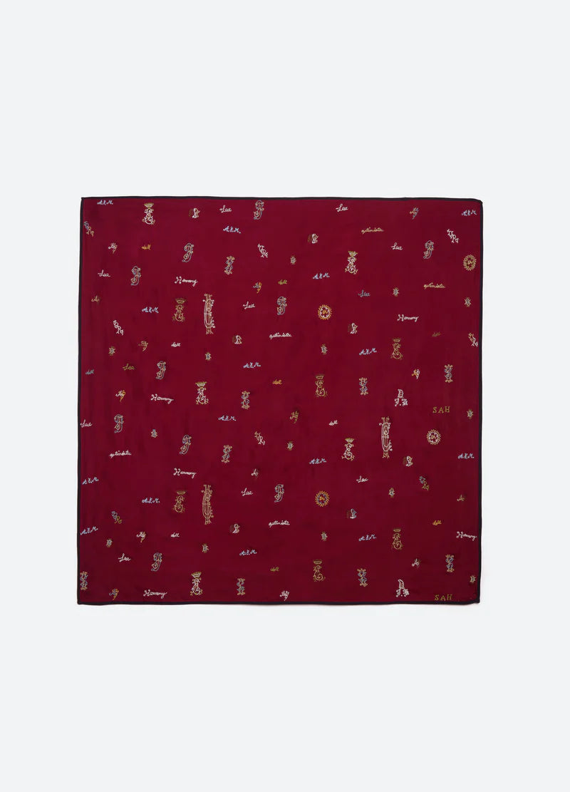 Sea New York Juliet Scarf Bordeaux