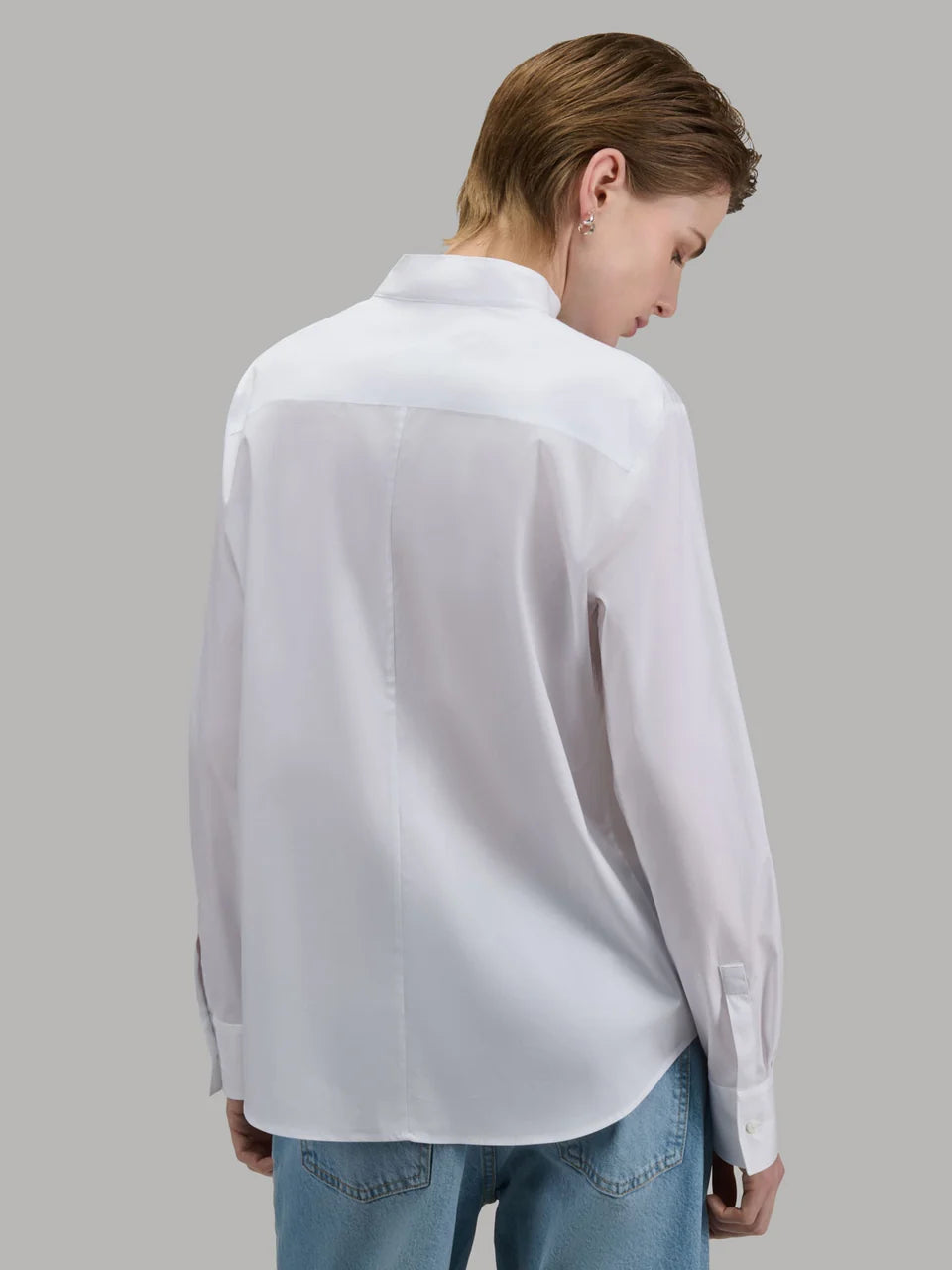 Xacus Sasha Shirt Poplin White
