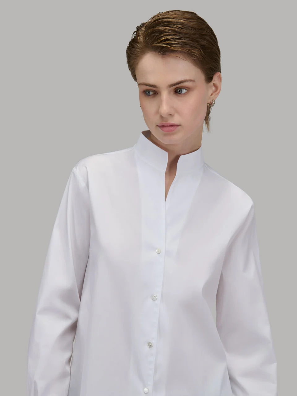 Xacus Sasha Shirt Poplin White