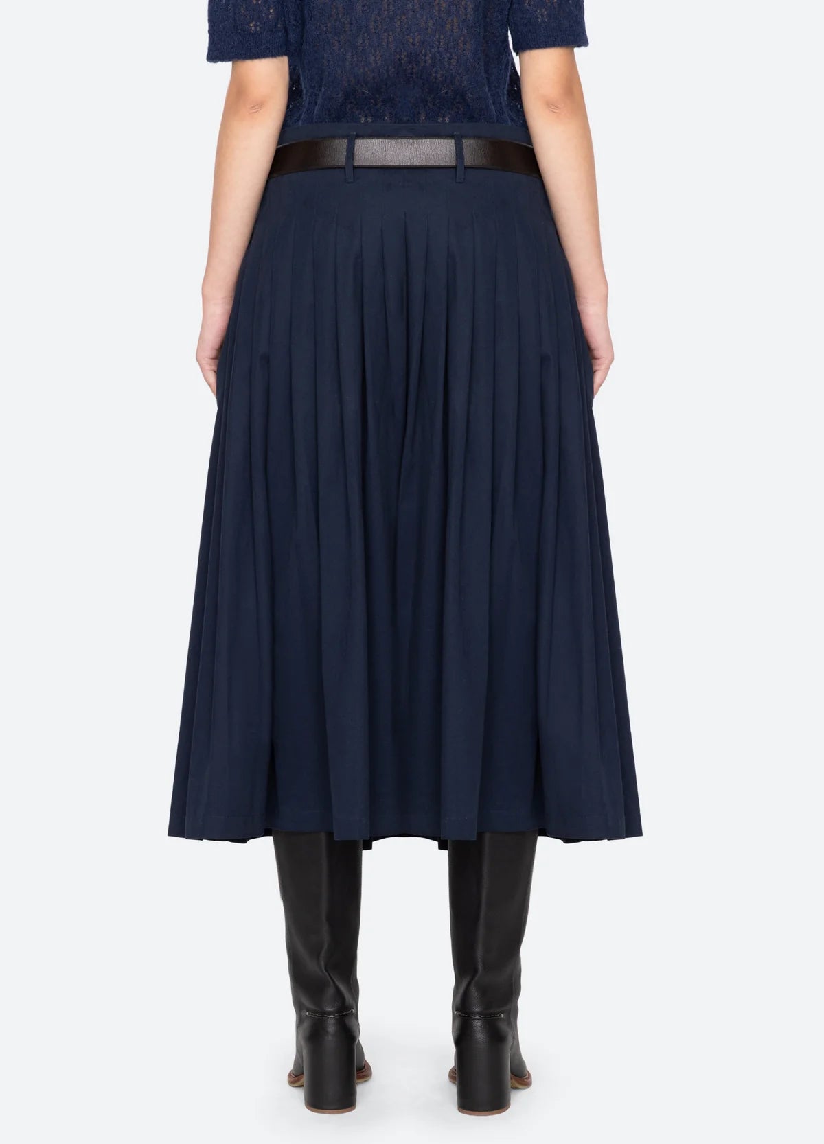 Sea New York Andrea Workwear Skirt Navy