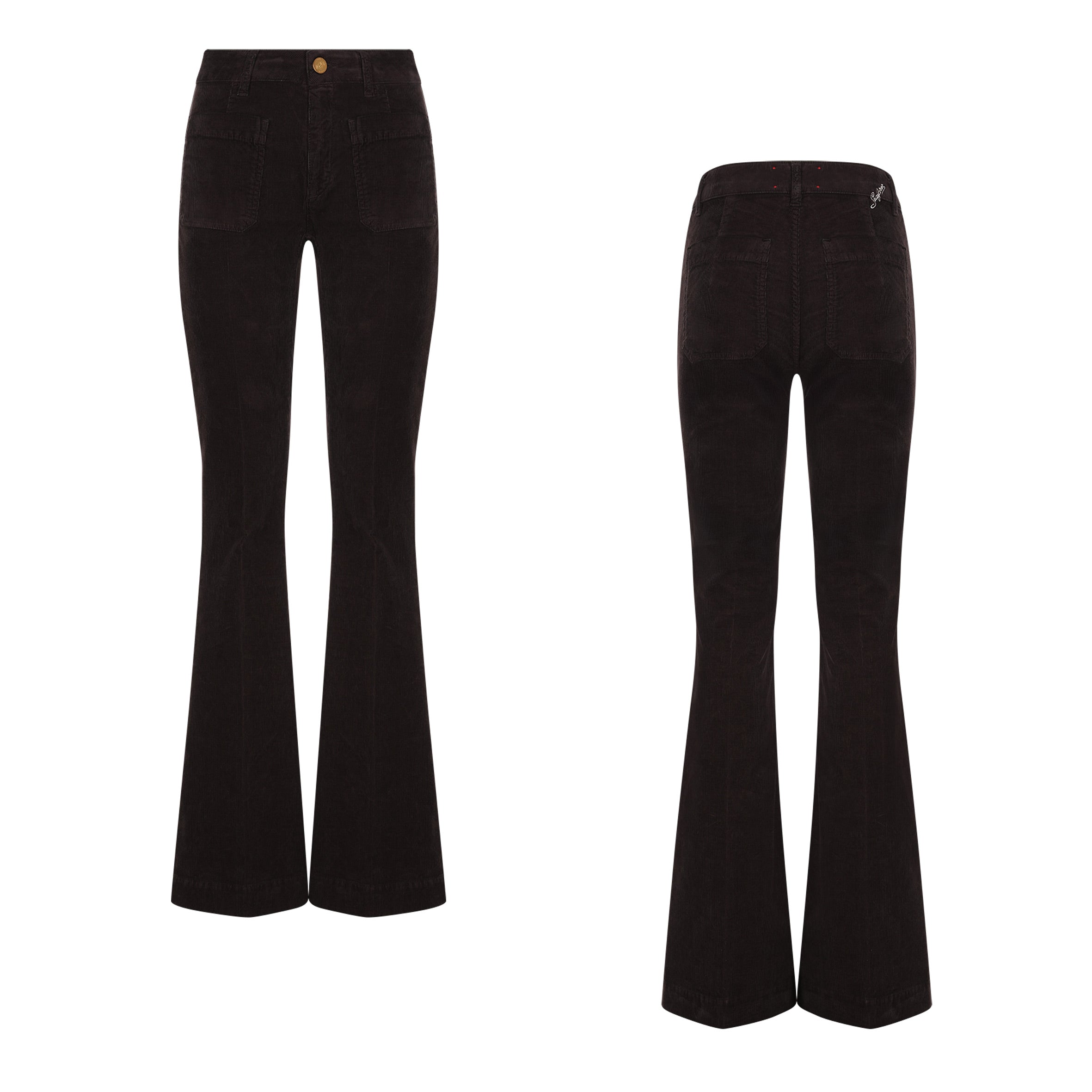 SEAFARER JEANS DELPHINE CORDUROY DARK BROWN