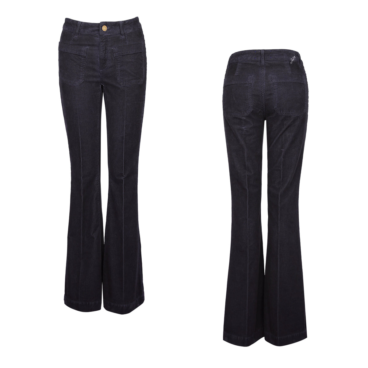 Seafarer Delphine Jeans Corduroy Black
