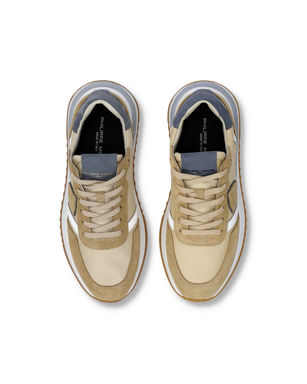 Philippe Model Tropez 2.1 Sneakers Sand Beige Blue