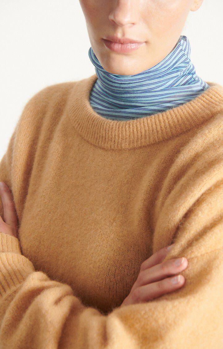 AMERICAN VINTAGE VITOW JUMPER MELANGE HAZELNUT