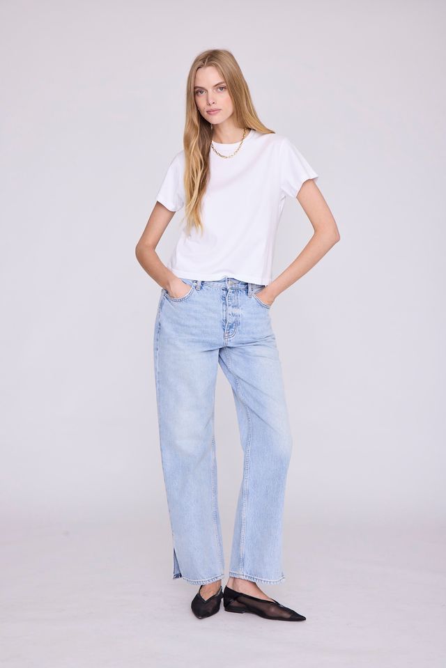 Anine Bing Shelley Tee White