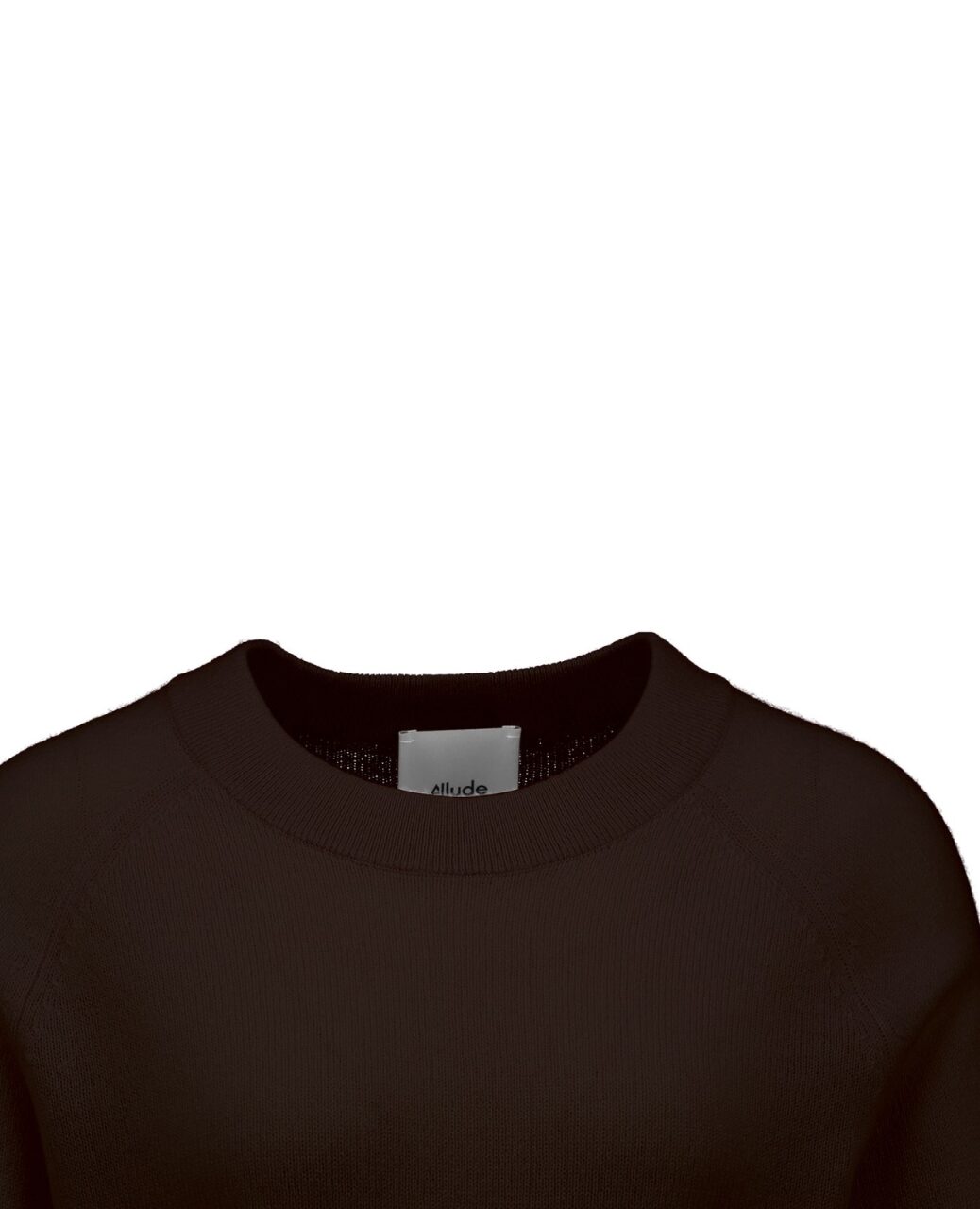Allude Cashmere Roundneck Sweater Brown