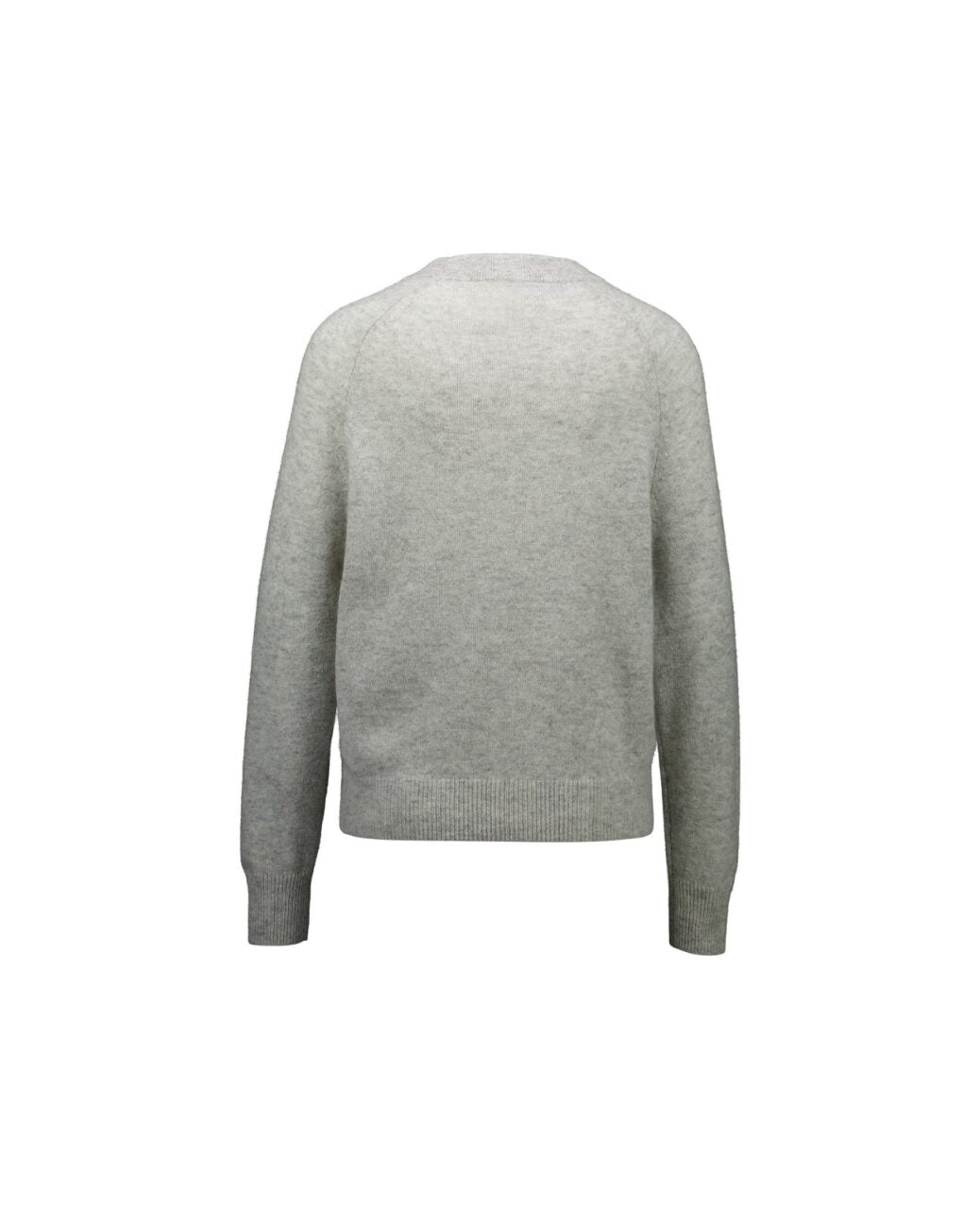 Allude Cashmere Sweater Roundneck Ligt Grey Melange - Den Lille Ida - Allude
