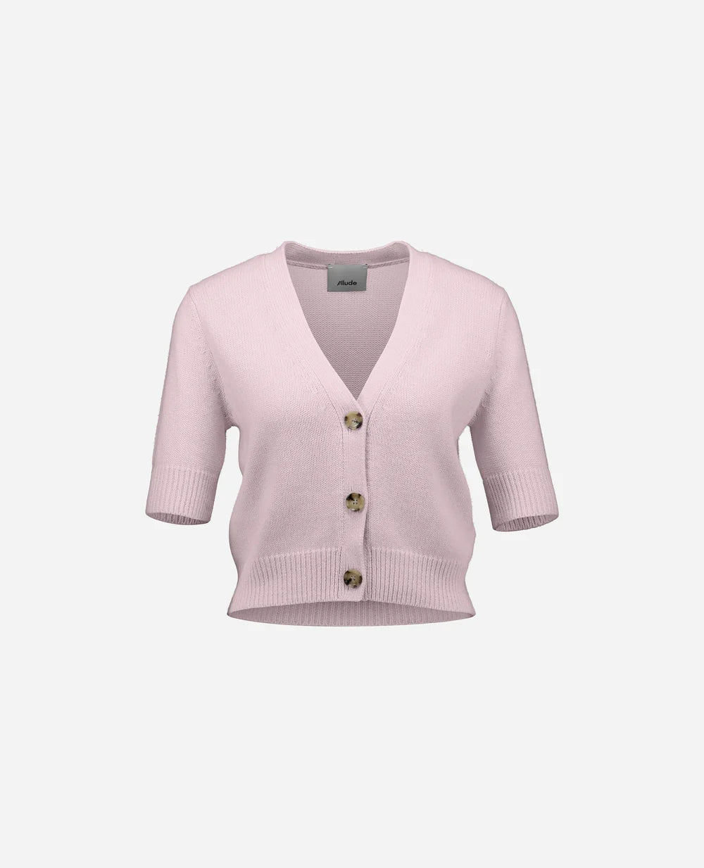 Allude Cotton/Cashmere S/S Cardigan Rose - Den Lille Ida - Allude