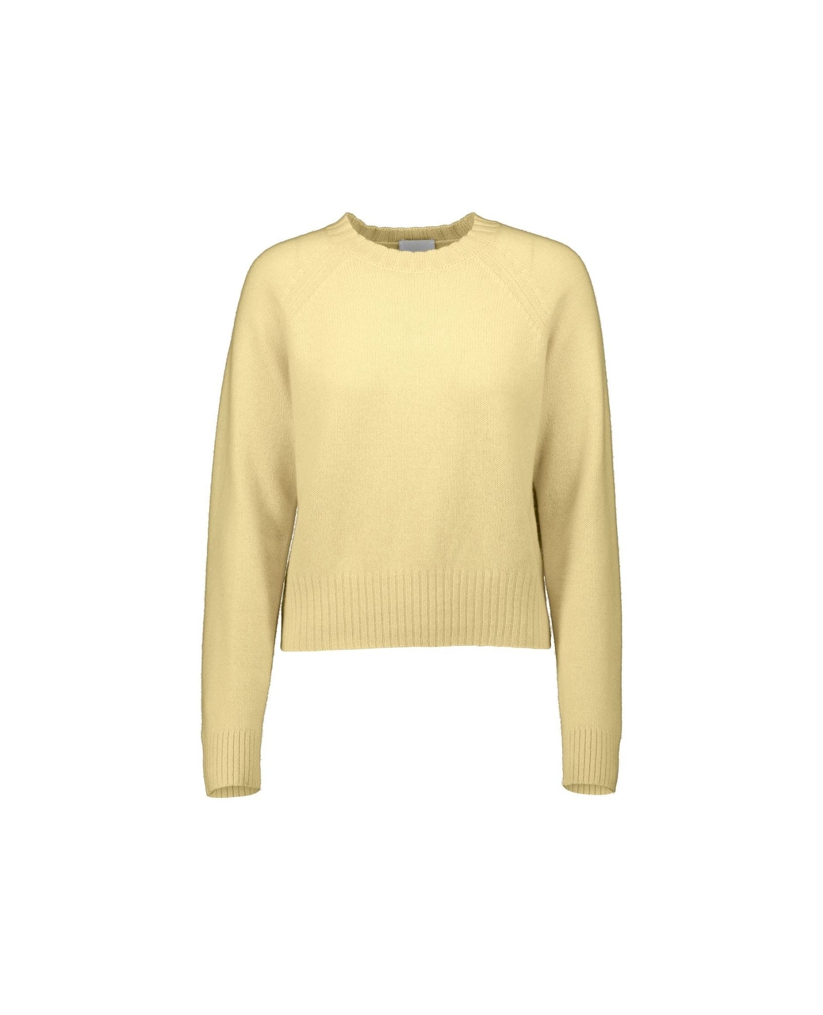 ALLUDE RUND HALS CASHMERE YELLOW - Den Lille Ida - Allude