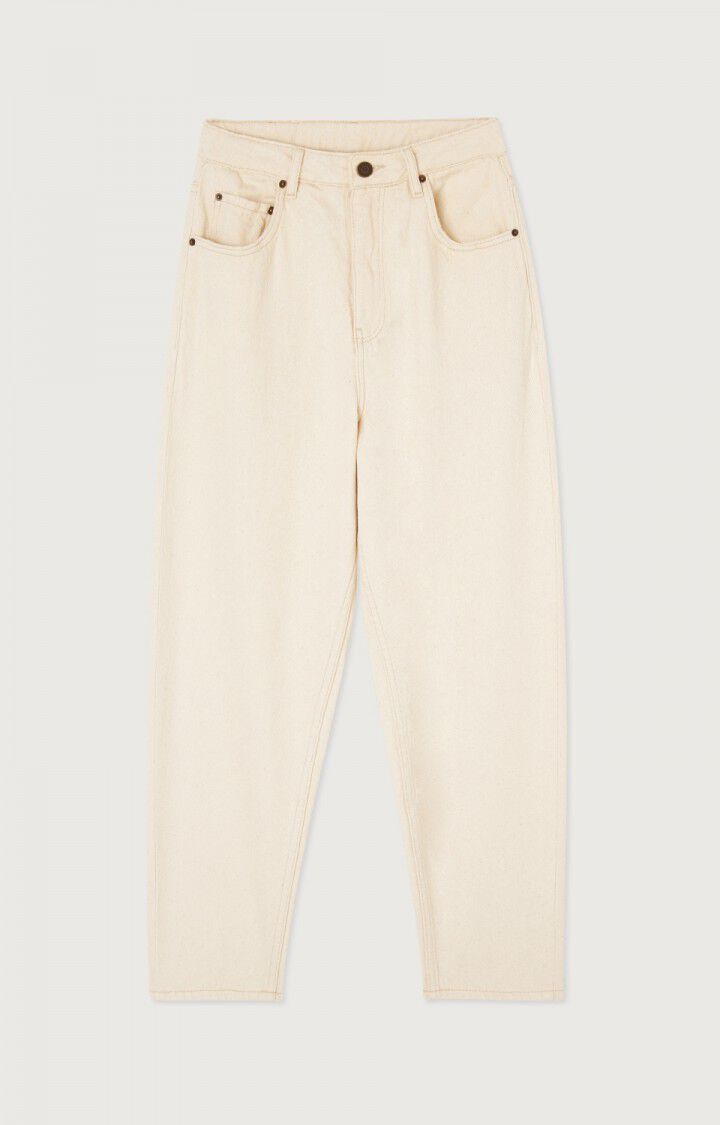 American Vintage Carrot Jeans Tineborow Ecru - Den Lille Ida - American Vintage