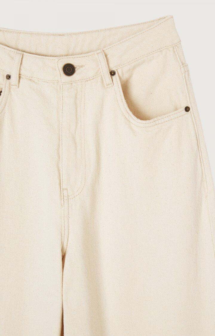 American Vintage Carrot Jeans Tineborow Ecru - Den Lille Ida - American Vintage