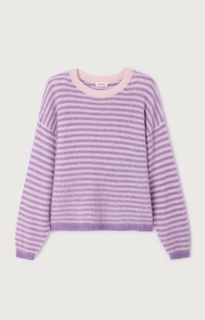 AMERICAN VINTAGE JUMPER NENYBAY VIOLET STRIPED ROSEBUD - Den Lille Ida - American Vintage
