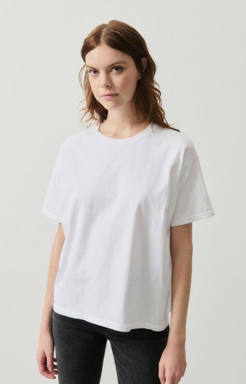 AMERICAN VINTAGE T - SHIRT FIZVALLEY WHITE - Den Lille Ida - American Vintage