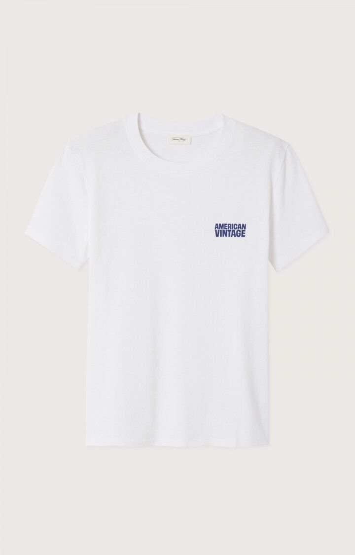 AMERICAN VINTAGE T - SHIRT YKOBOW WHITE - Den Lille Ida - American Vintage