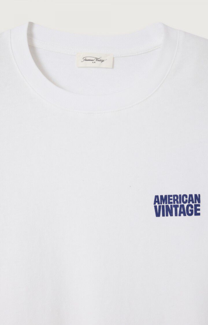 AMERICAN VINTAGE T - SHIRT YKOBOW WHITE - Den Lille Ida - American Vintage