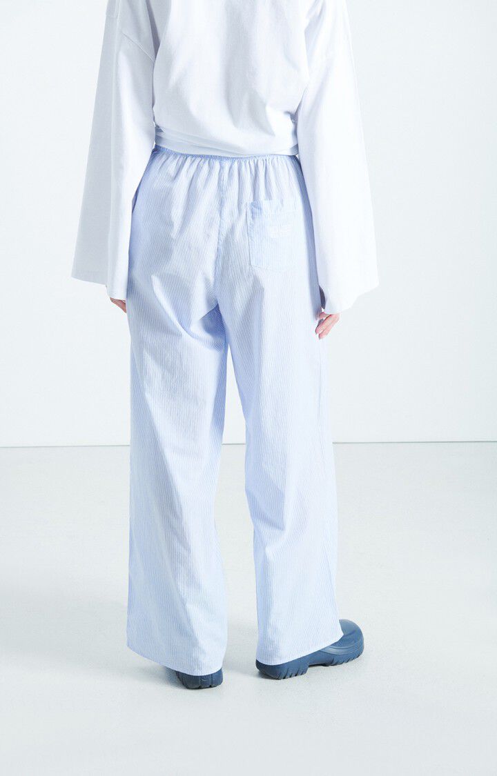 AMERICAN VINTAGE TROUSERS ELUABIRD BLUE STRIPES - Den Lille Ida - American Vintage