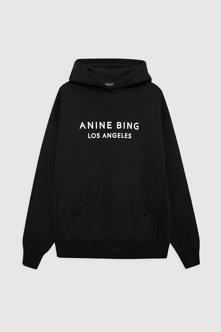 Anine Bing Alto Hoodie Black - Den Lille Ida - Anine Bing