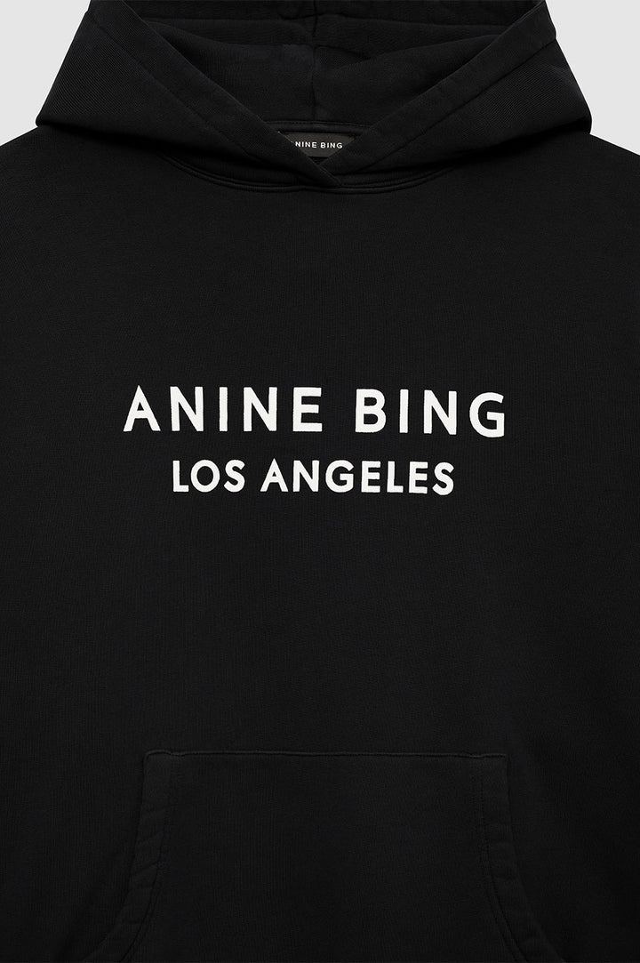 Anine Bing Alto Hoodie Black - Den Lille Ida - Anine Bing