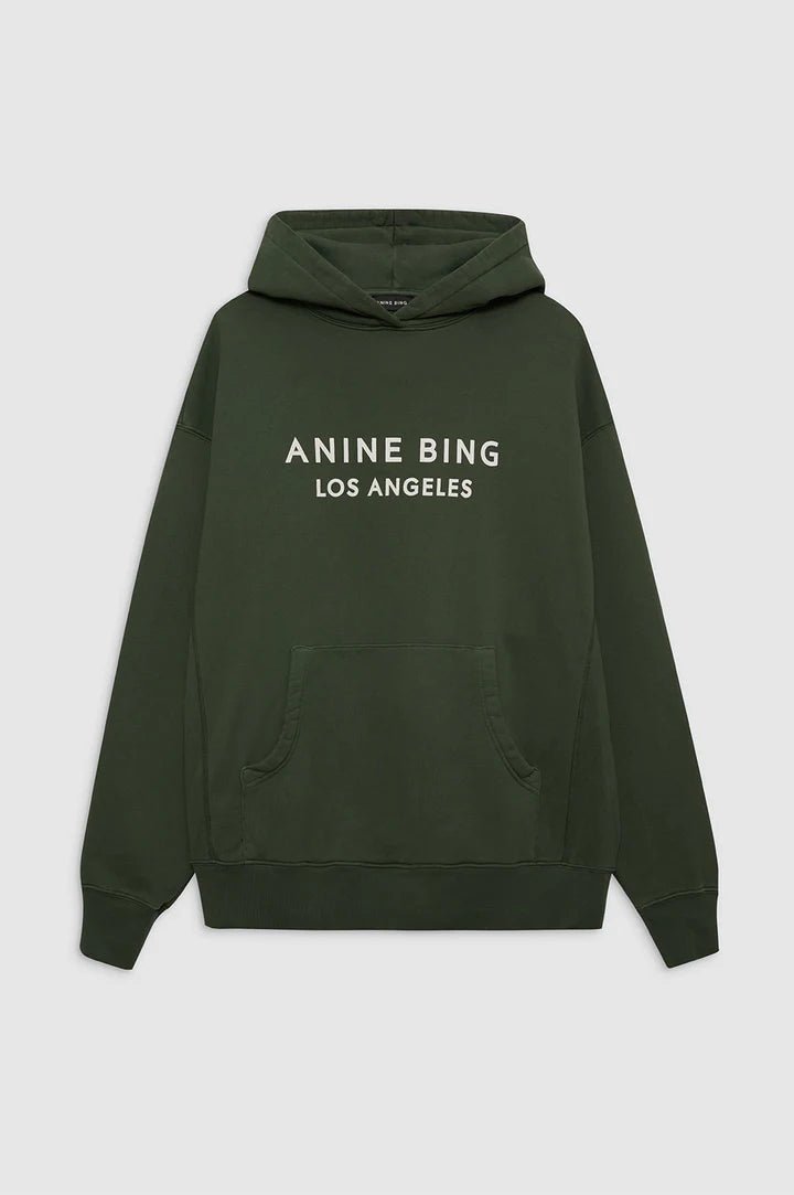 Anine Bing Alto Hoodie Dark Olive - Den Lille Ida - Anine Bing