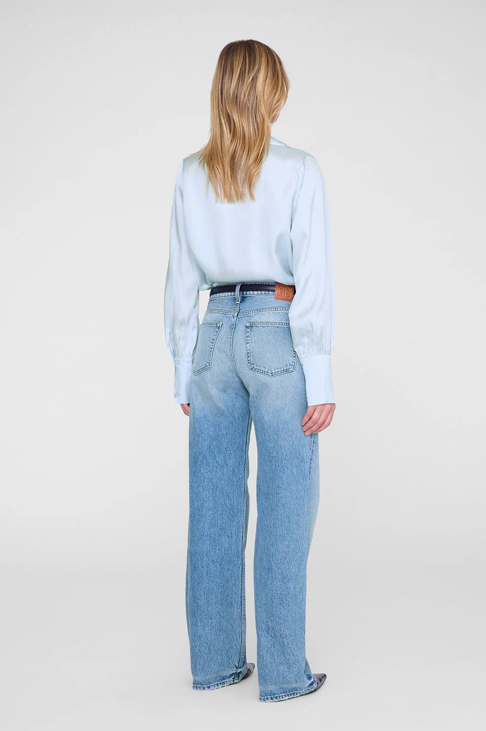 Anine Bing Bethany Shirt Pale Blue - Den Lille Ida - Anine Bing