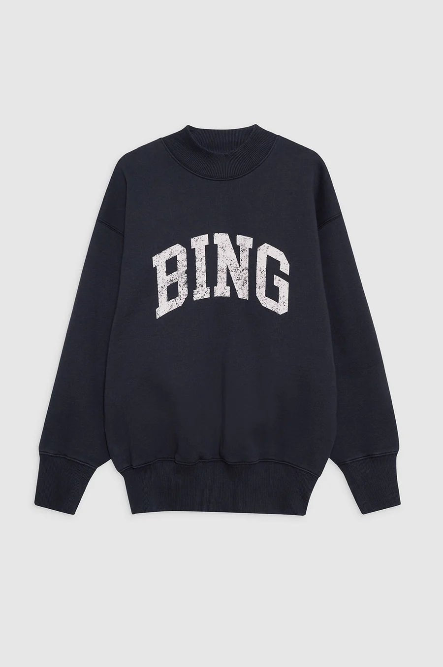 Anine Bing Bradie Sweatshirt Bing Navy - Den Lille Ida - Anine Bing