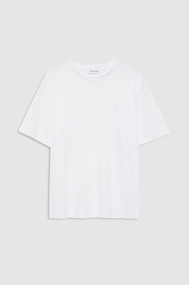 Anine Bing Cade Tee White - Den Lille Ida - Anine Bing