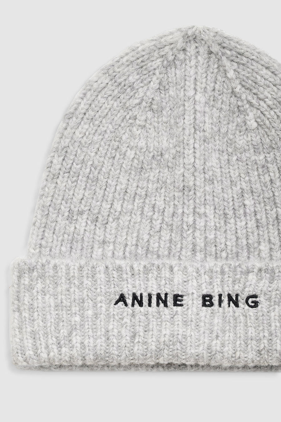 Anine Bing Elia Beanie Light Heather Grey - Den Lille Ida - Anine Bing