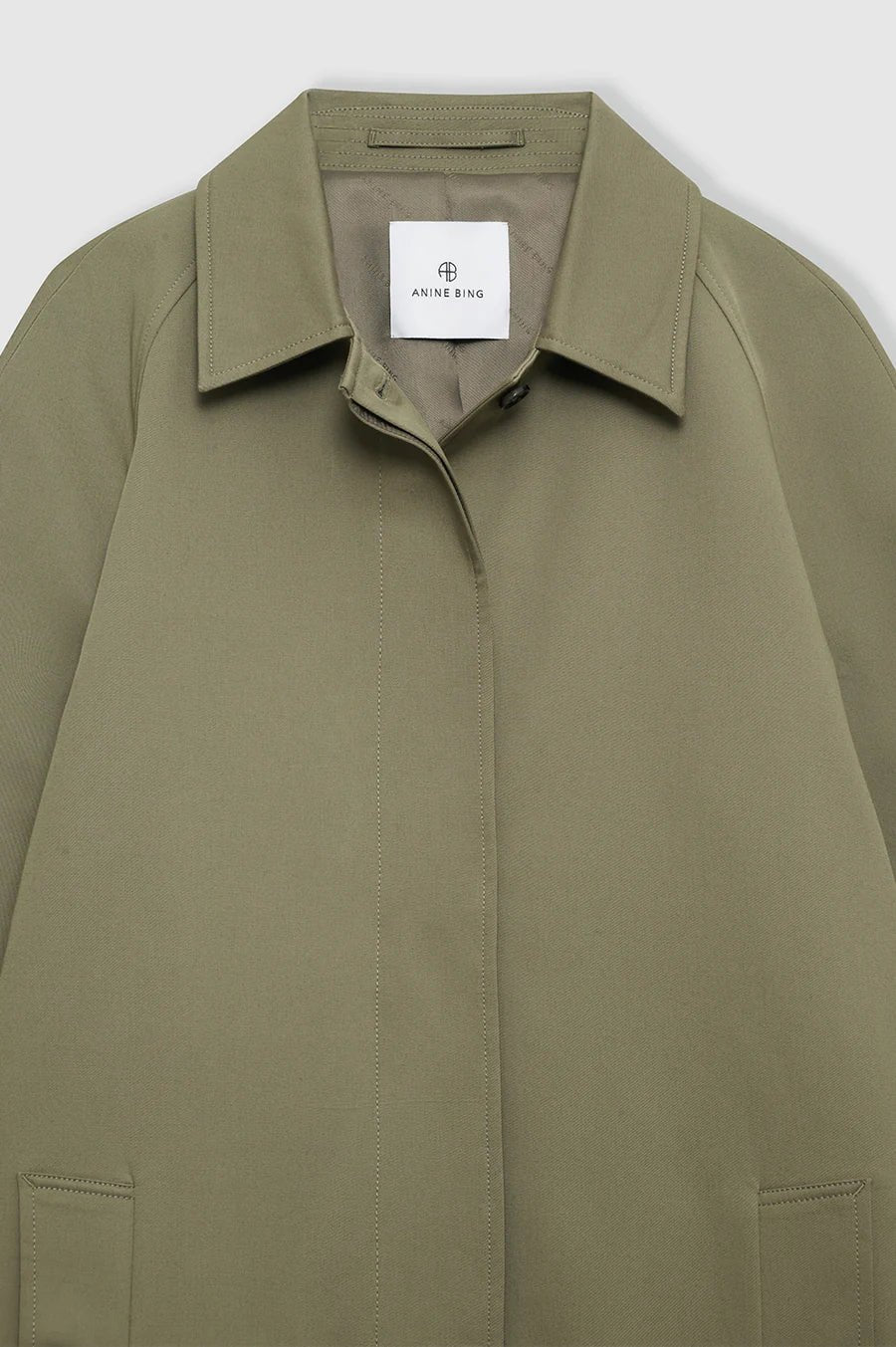 Anine Bing Randy Oversized Trench Olive - Den Lille Ida - Anine Bing