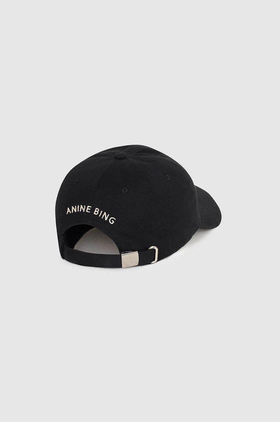 Anine Bing Jeremy Baseball Cap AB Black - Den Lille Ida - Anine Bing