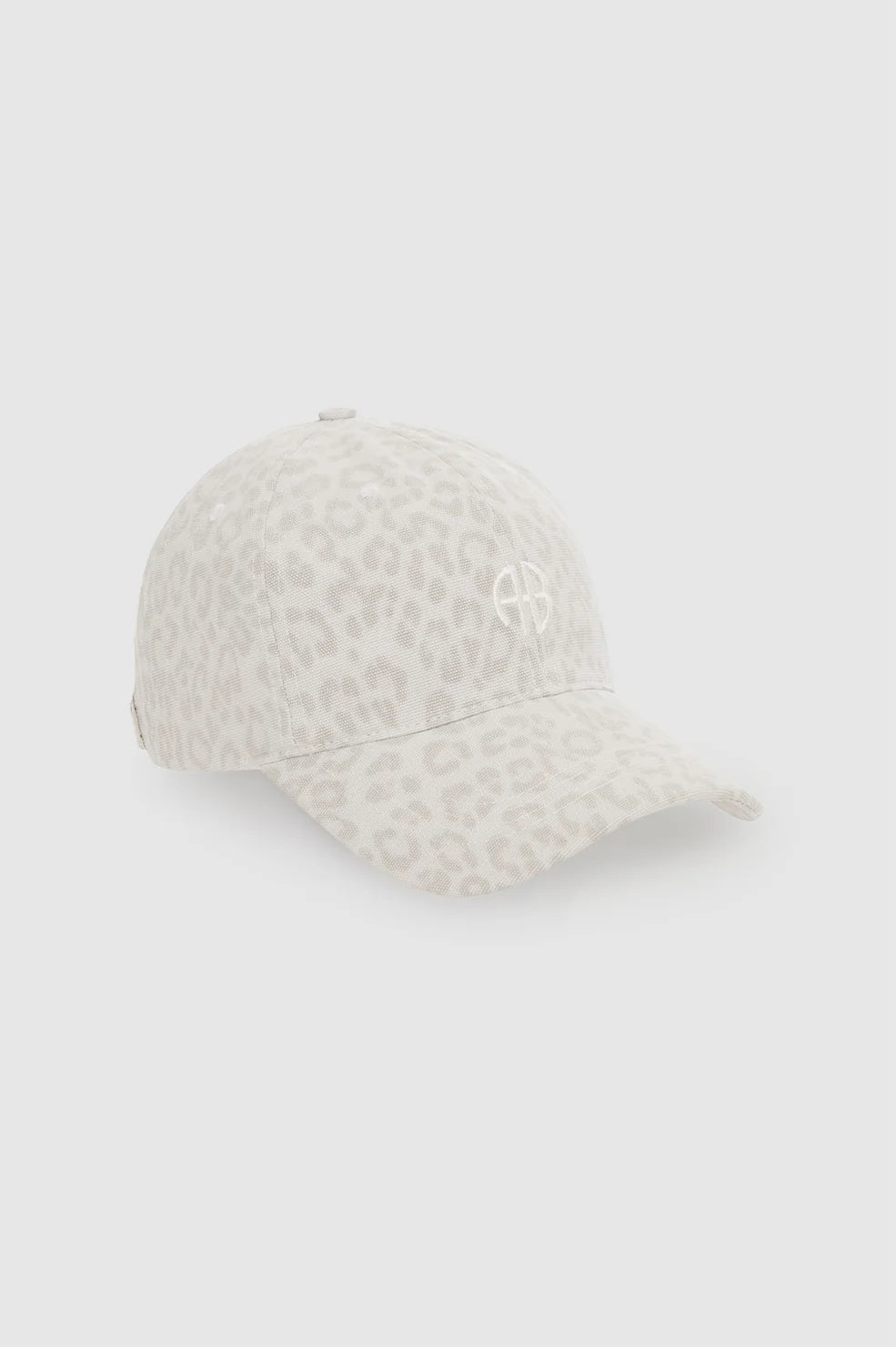Anine Bing Jeremy Baseball Cap Washed White Leopard - Den Lille Ida - Anine Bing