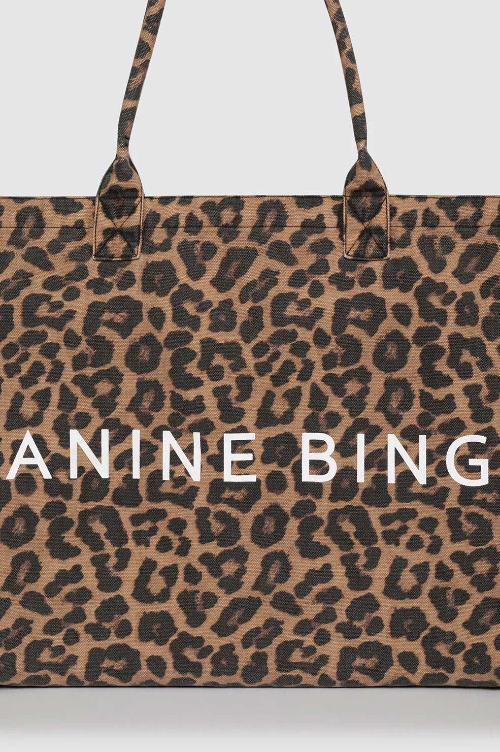 Anine Bing Leo Canvas Tote - Den Lille Ida - Anine Bing