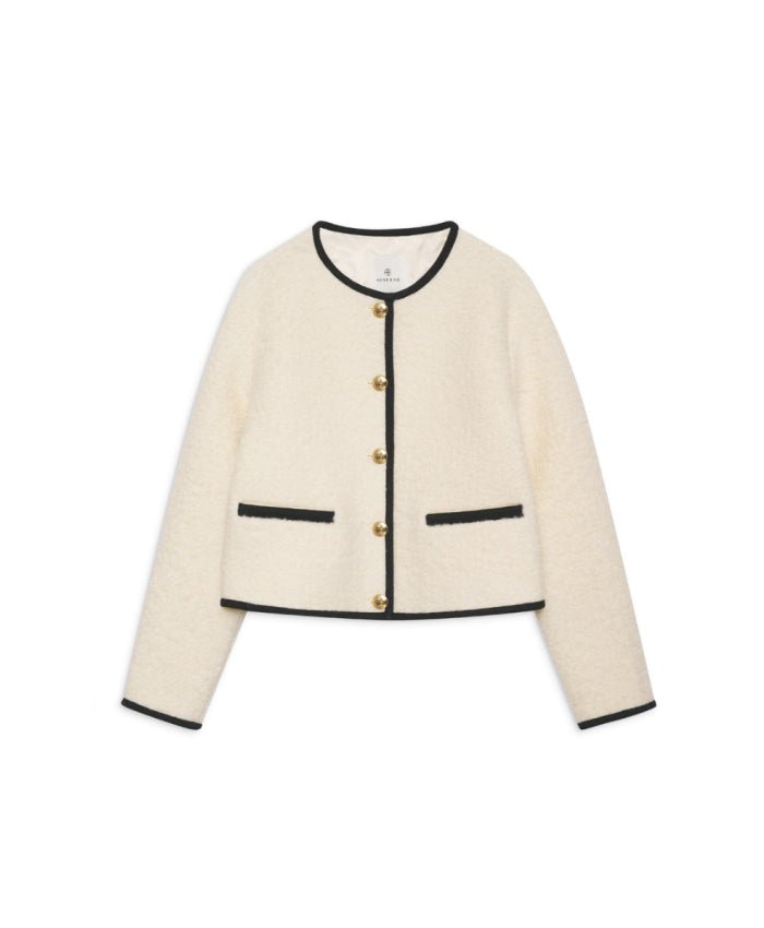 Anine Bing Logan Jacket Ivory - Den Lille Ida - Anine Bing